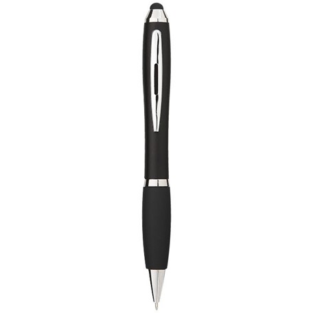Nash stylus balpen met gekleurde houder en zwarte grip