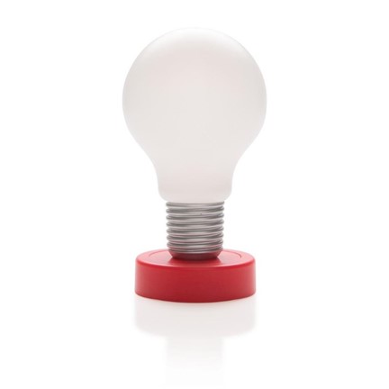 Push lamp, rood