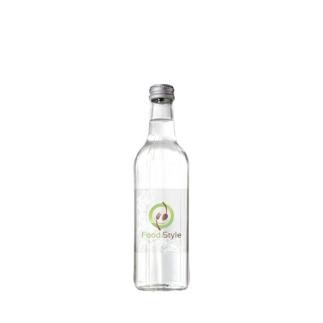 Glazen waterflesjes 330 ml bedrukt