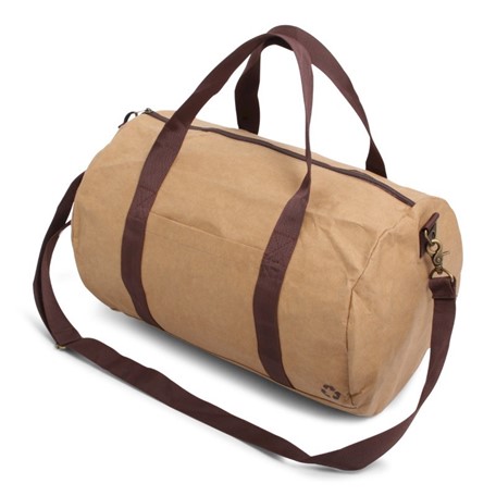 Washed Kraft Dufflebag Brown