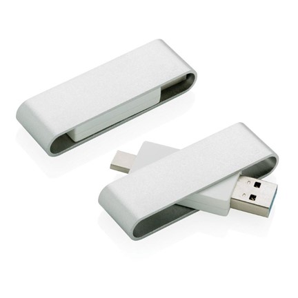 Pivot USB met type C, grijs