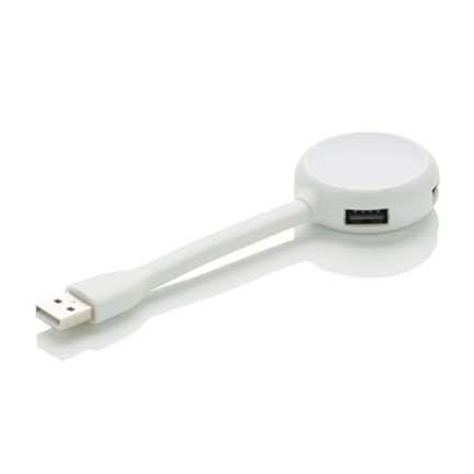 USB 2.0 hub LED Lamp, wit