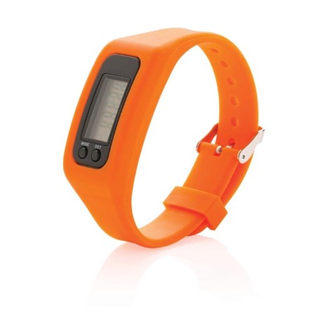 Stappenteller armband, oranje