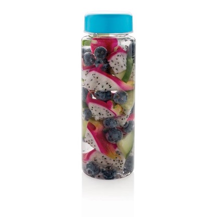 Everyday fles met infuser, blauw