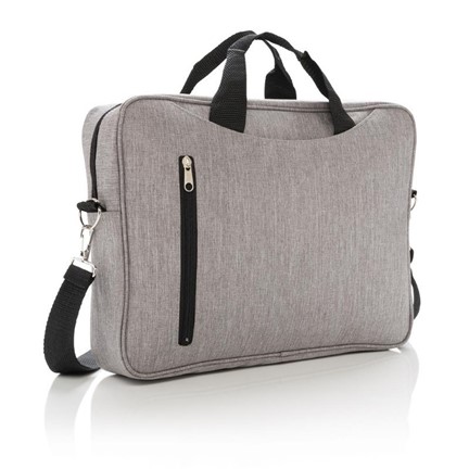 Basic 15 laptop tas, grijs