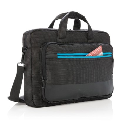 Elite 15,6 USB laptop tas, zwart