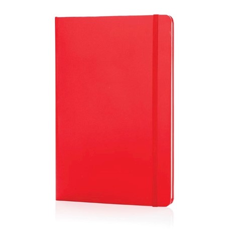 A5 hardcover notitieboek, rood