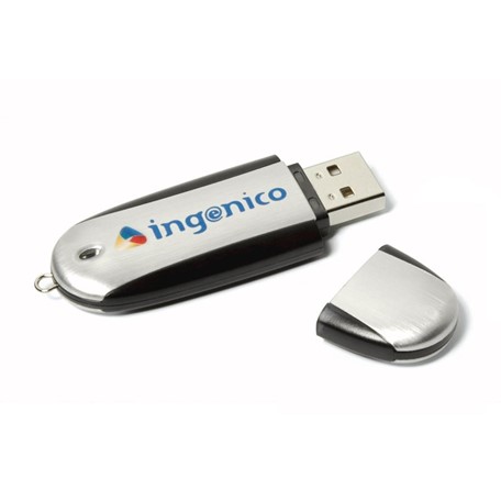 Aluminium USB FlashDrive - Zwart