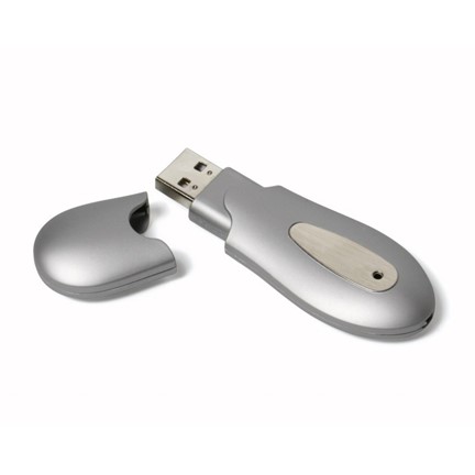 Recycled Bean USB FlashDrive Zilver