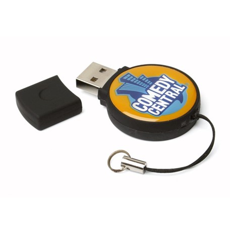 Epoxy Circle USB FlashDrive Rood