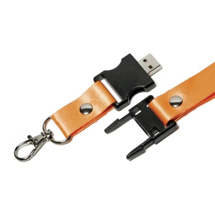 Lanyard USB FlashDrive Zwart