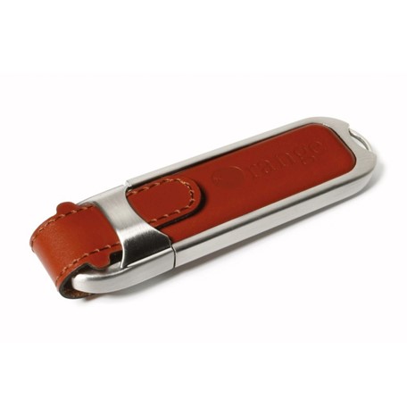 Leather 2 USB FlashDrive Zwart