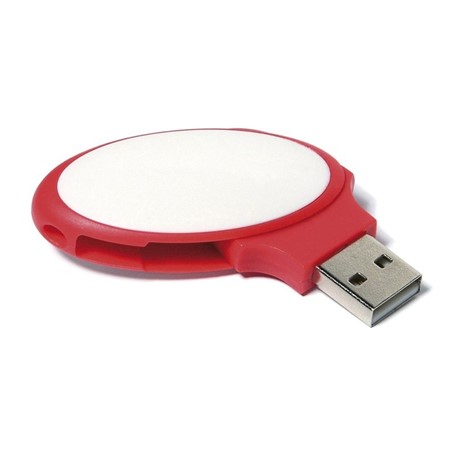 Oval Twister USB FlashDrive Rood