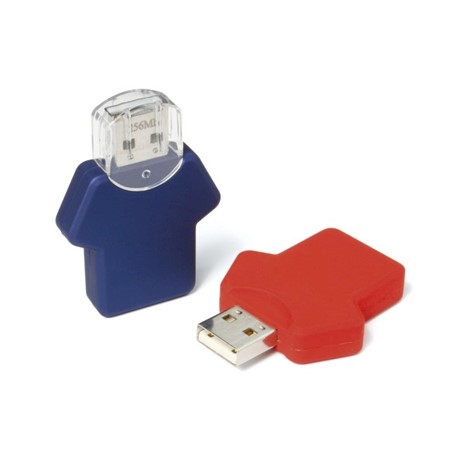 TShirt USB Flashdrive Rood