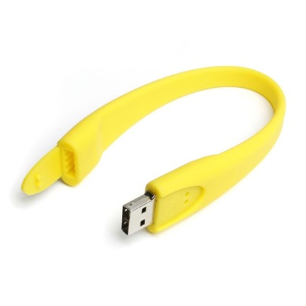 Wristband 2 USB FlashDrive Blauw