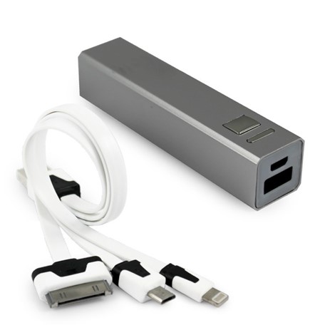 Stick Power Bank Zilver