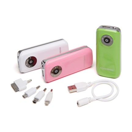 Torch Power Bank Rood