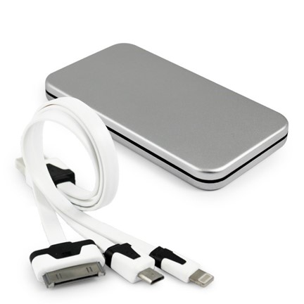 Leaf Power Bank Zilver