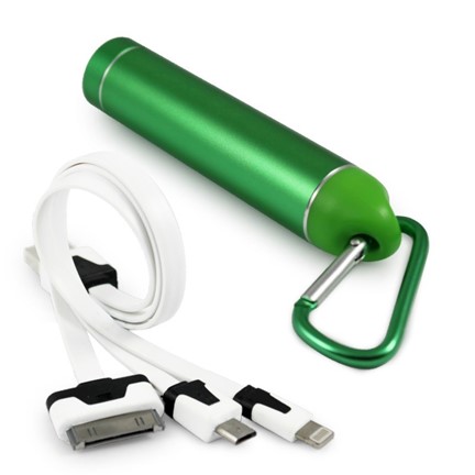 Carabineer Power Bank Groen