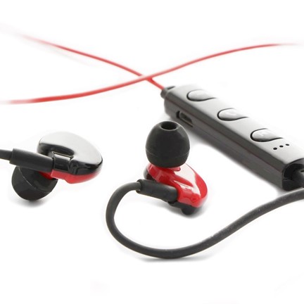 FlexSport Wireless Earbuds - red