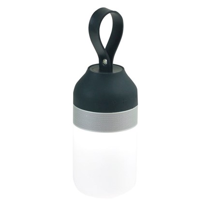 Curling Speaker Light - black