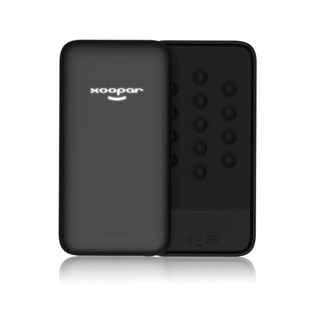 Xoopar Bubble Bang Wireless Charging Powerbank - black