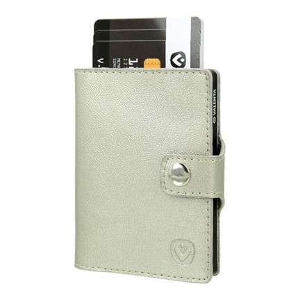 Valenta Card Case Wallet Aluminium - gold