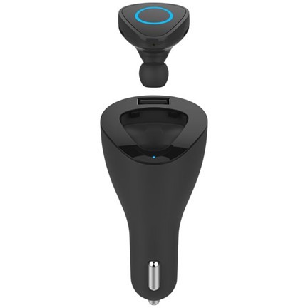 Celly autoadapter met bluetooth headset