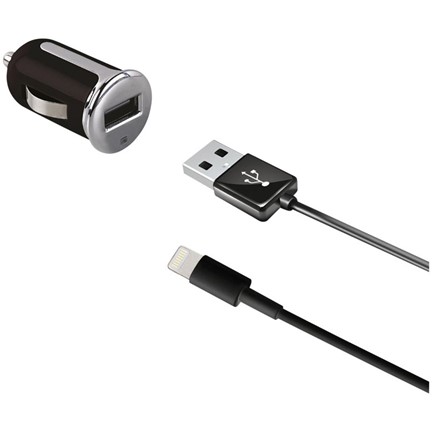 Celly Turbo autolader met Apple Lightning kabel