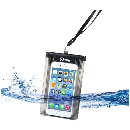 Celly Splashbag spatwaterdicht etui voor smartphone