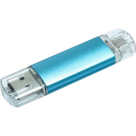 Aluminium On-the-Go (OTG) USB-stick
