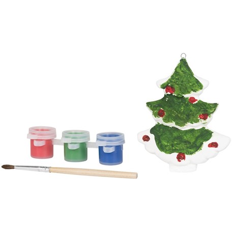 Schilder een kerstboom