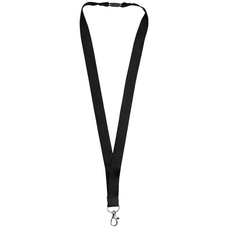 Julian bamboe lanyard met veiligheidsclip