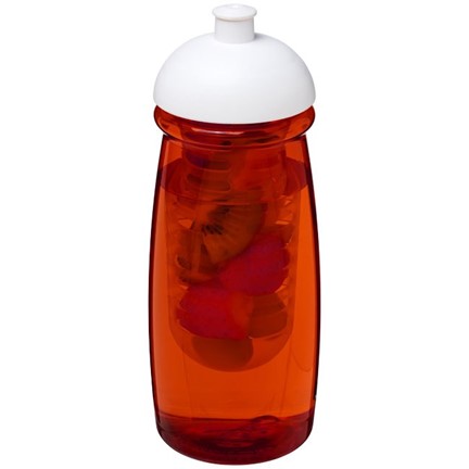 H2O Pulse® 600 ml bidon en infuser met koepeldeksel