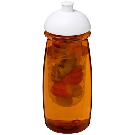 H2O Pulse® 600 ml bidon en infuser met koepeldeksel