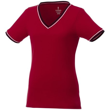 Elbert piqué dames t-shirt met korte mouwen