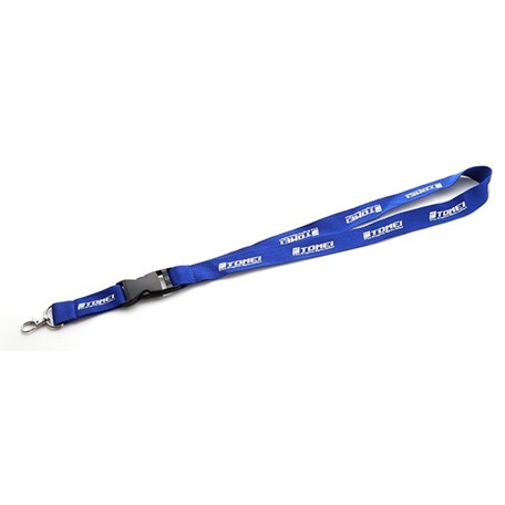 Polyester Lanyard 15 mm met standaard haak en black buckle