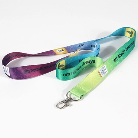 Sublimatie lanyard 15 mm met standaard metalen haak