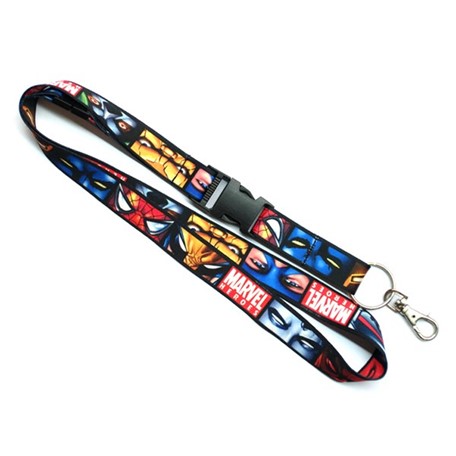 Sublimatie Lanyard 20 mm met standaard haak en black buckle