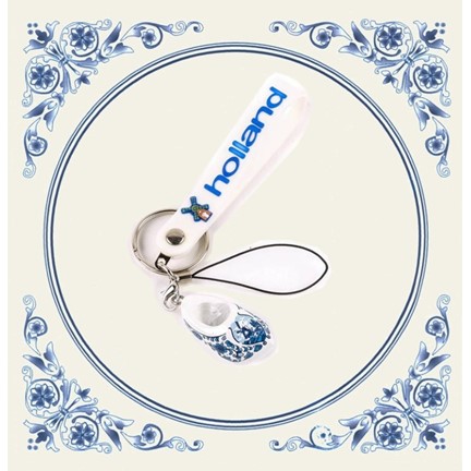 Sleutelhanger strap met Klomp