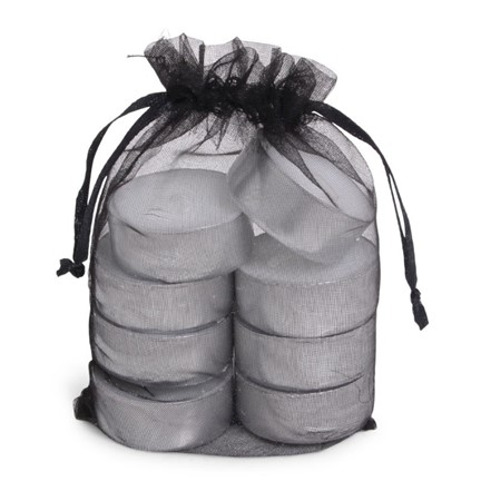 Organza Tealight Bag /8 Black