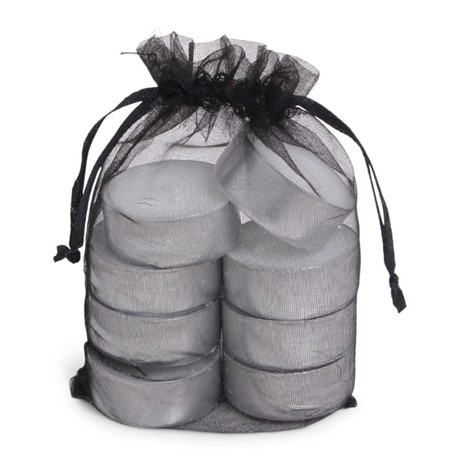 Organza Tealight Bag /8 Black