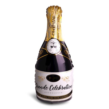 SENZA Foil Balloon Happy NY Champagne XL