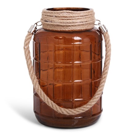 SENZA Glass Jar Large Bronze