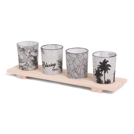 SENZA Urban Jungle Candle Light Tray