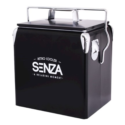 SENZA Retro Coolerbox Black
