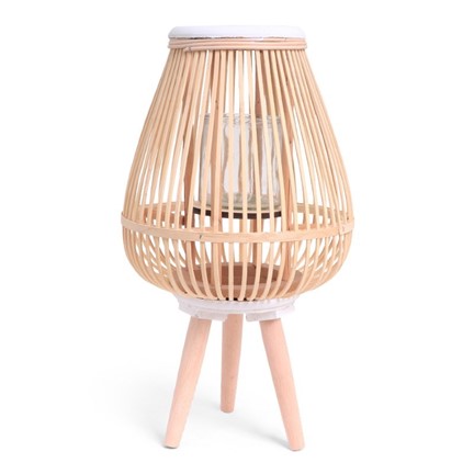 SENZA Bamboo Lantern White/Natural