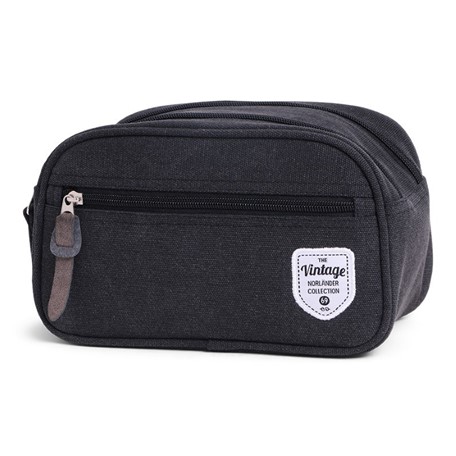 Vintage Canvas Cosmeticbag Black