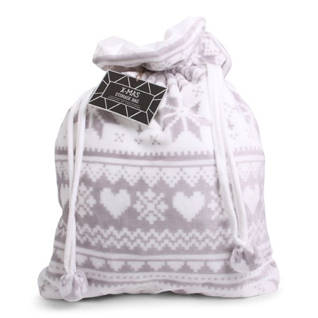 Christmas Storage Bag Grey