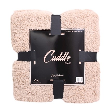 Norländer Cuddle Blanket Light Brown